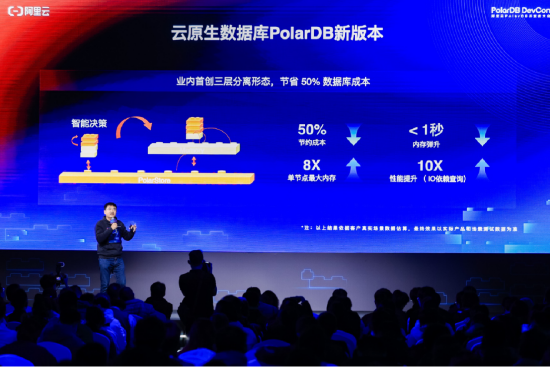 阿里云宣布PolarDB新版本发布，可节省50%数据库成本