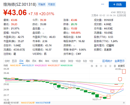 大爆发！又有多股涨停，维海德20CM五连板