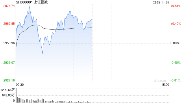 午评：沪指半日涨0.49% 国资云、算力概念股集体大涨