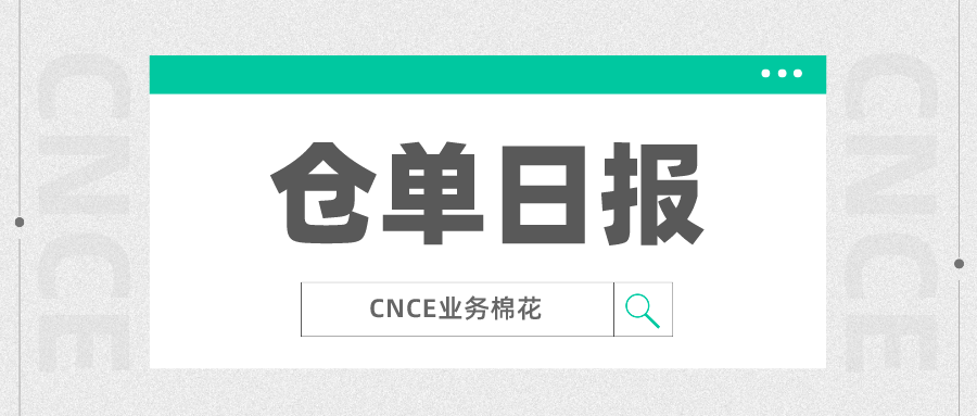 仓单日报 | CNCE业务棉花信息（3.21）