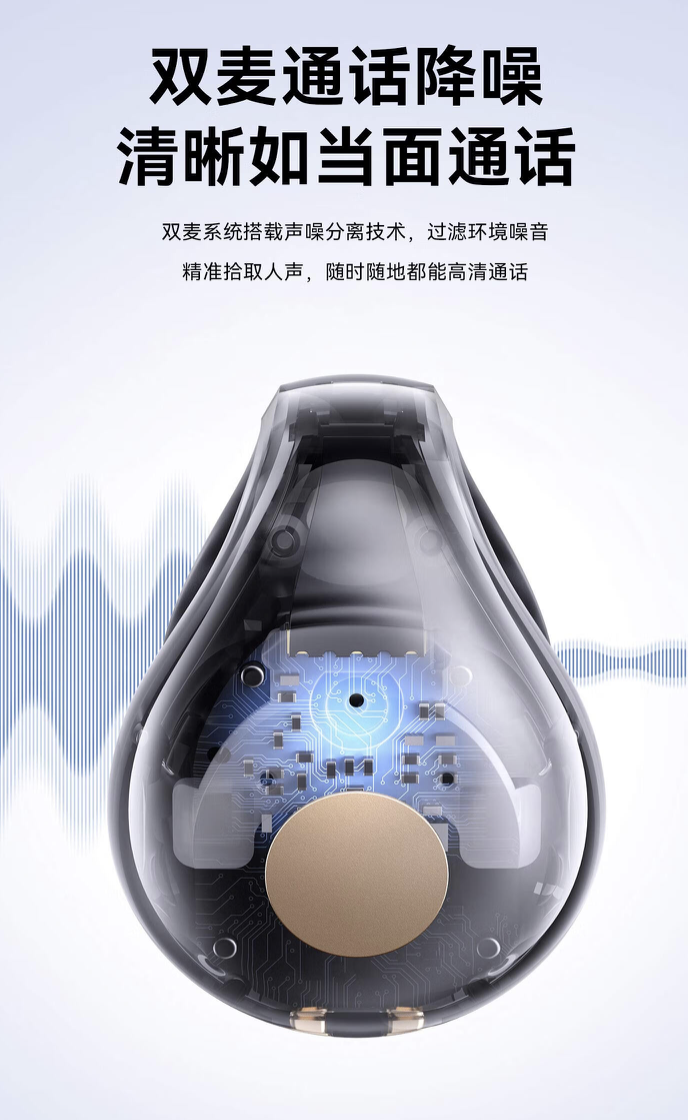 声阔推出 C30i 开放式蓝牙耳机：透明外壳、IPX4 防水，首发价 369 元