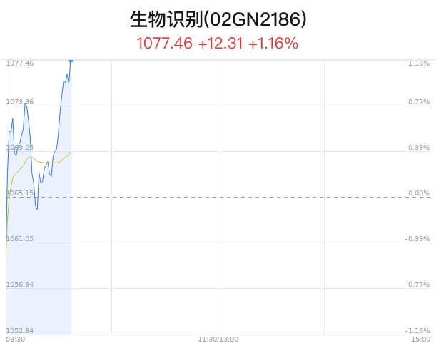 生物识别概念盘中拉升，远方信息涨4.12%