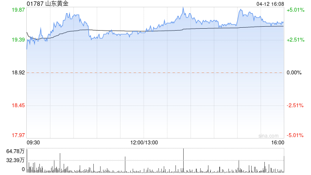 山东黄金：银泰黄金对其控股子公司担保余额为5.96亿元