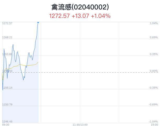 禽流感概念盘中拉升，鲁抗医药等2只股票涨停