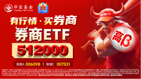 “旗手”又双叒异动！浙商证券带头，券商ETF（512000）直线拉升，实时振幅达2.26%！