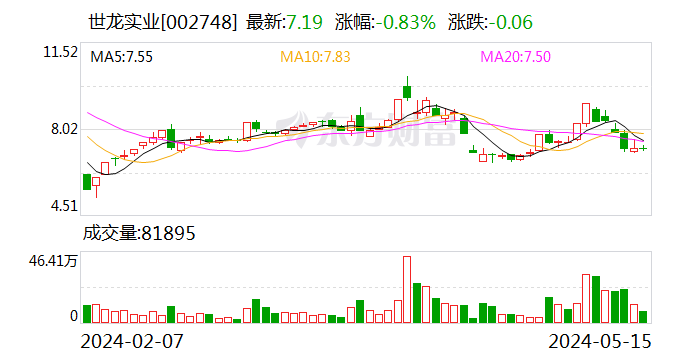 世龙实业：公司股票5月17日起实施其他风险警示