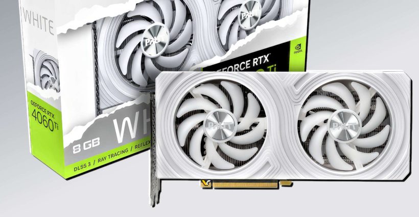 同德推出 RTX 4060 Ti“Gaming Pro White”显卡：纯白外壳 + 双风扇