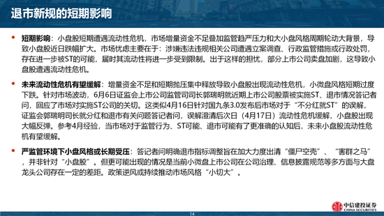 中信建投陈果团队：市场应该担忧吗？——“退市新规”的短期冲击和长期影响