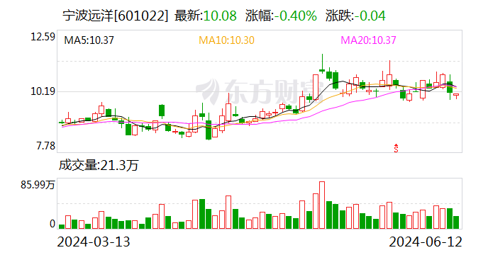 宁波远洋：黄勇辞去公司监事职务