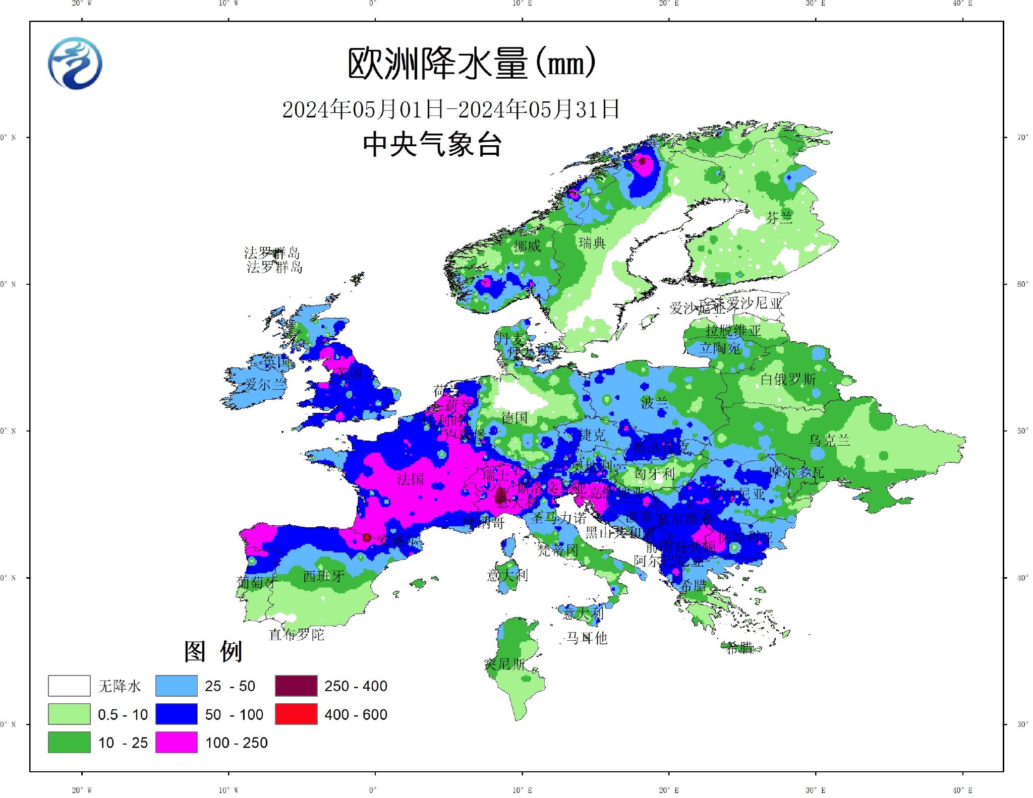 中央气象台：国外农业气象监测与作物产量展望（2024年06月08日）