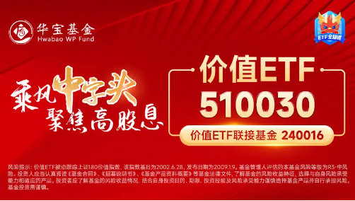 能源、银行齐走高，价值ETF（510030）收涨0.82%，日线两连阳！监管重磅发声，高股息配置价值凸显！