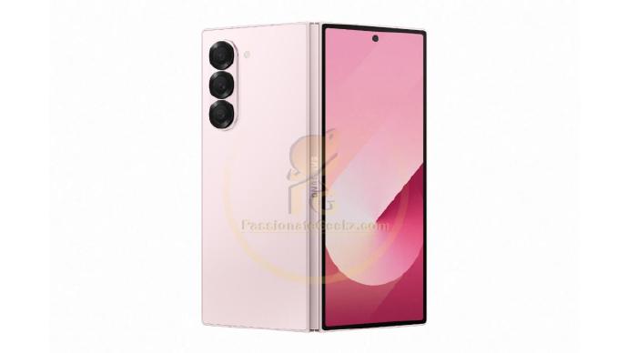 三星 Galaxy Z Fold6 折叠屏手机粉色款渲染图首曝，7 月 10 日发布