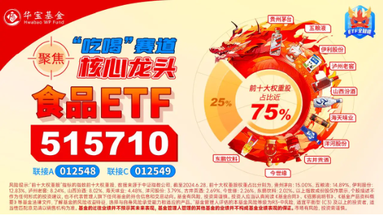 逢低抢筹！吃喝板块震荡回调，食品ETF（515710）单日吸金2381万元！