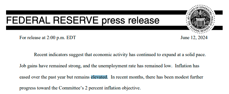 降息终极预告？美联储喊了近三年的高通胀“修饰词” 下周可能要变